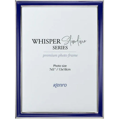 Kenro Whisper Slimline Photo Frame  - Blue