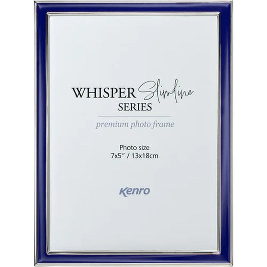 Kenro Whisper Slimline Photo Frame  - Blue