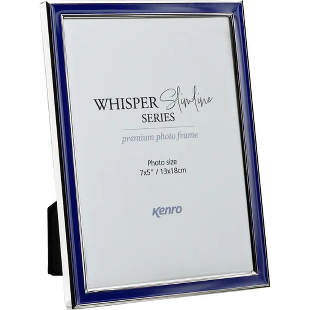 Kenro Whisper Slimline Photo Frame 7x5" - Blue