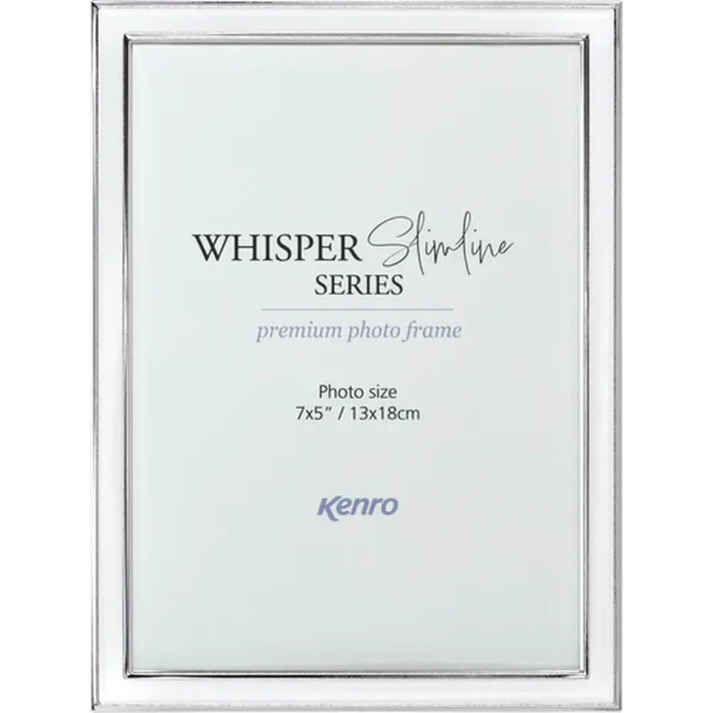 Kenro Whisper Slimline Photo Frame - White