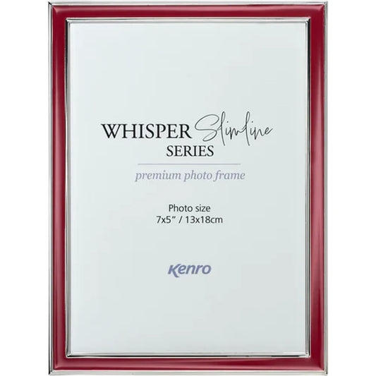 Kenro Whisper Slimline Photo Frame  - Red