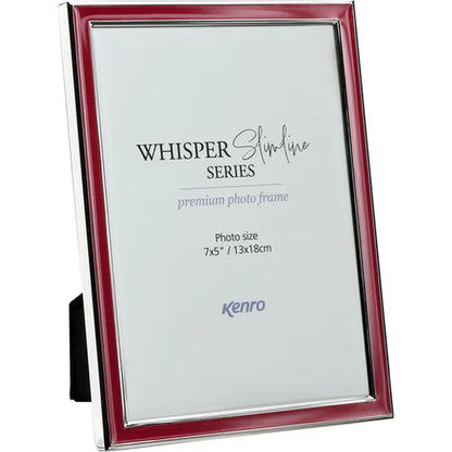 Kenro Whisper Slimline Photo Frame 8x6" - Red