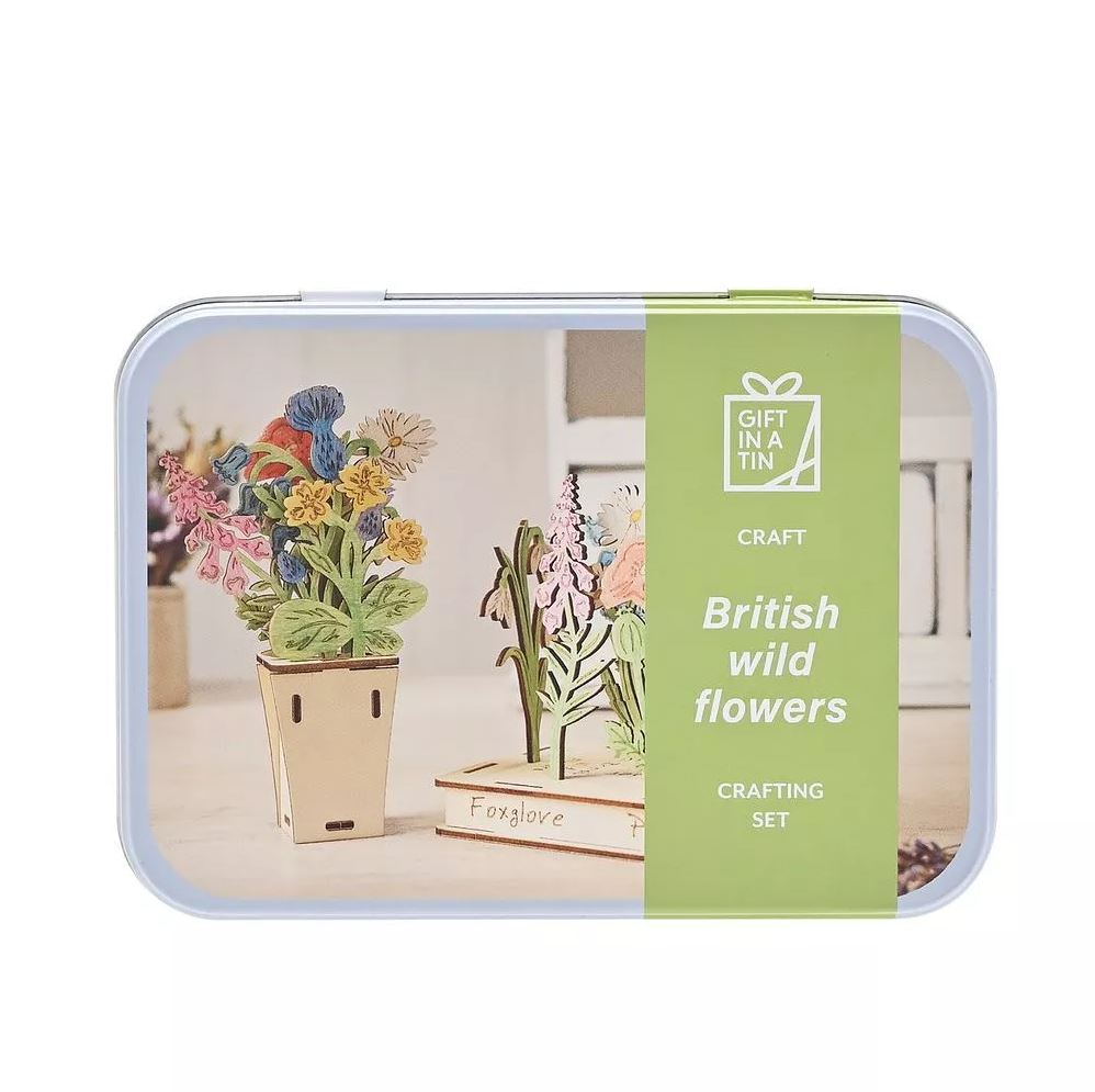Apples To Pears Gift In A Tin British Wildflowers