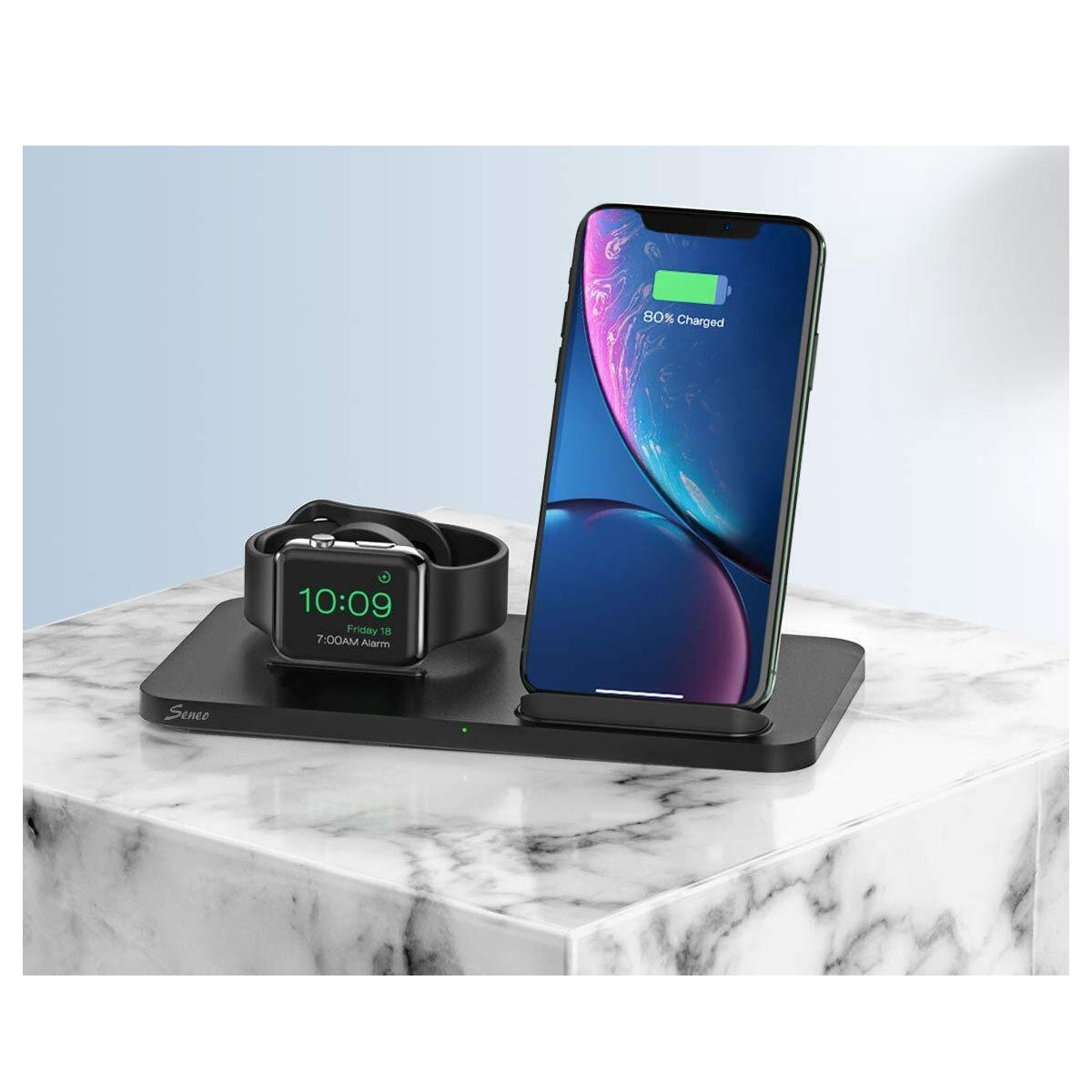 Seneo Desk Wireless Phone Charger Apple & Android + Watch Charger 7.5W