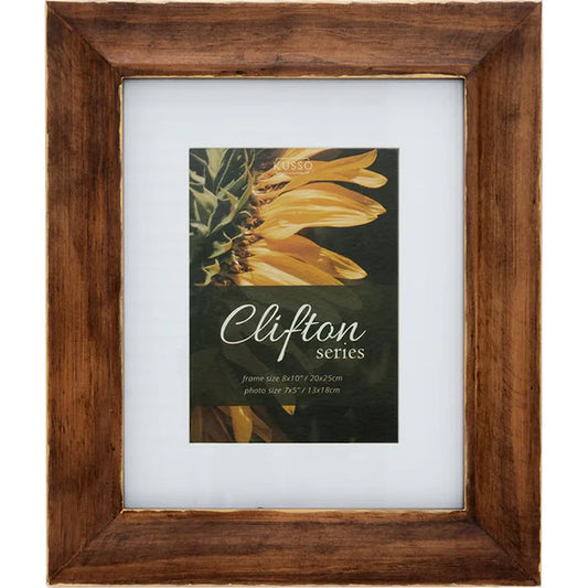 Kenro Clifton Series Photo Frame -  Walnut Brown