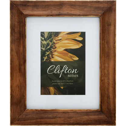 Kenro Clifton Series Photo Frame -  Walnut Brown