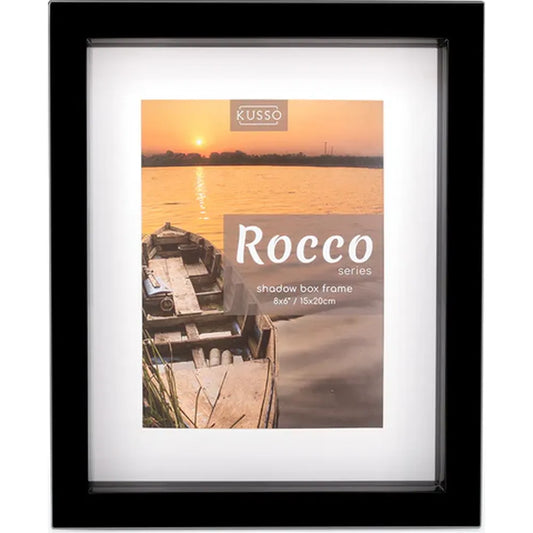 Kenro Rocco Shadow Box Photo Frame - Black