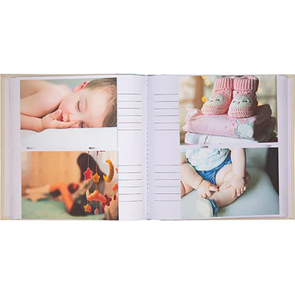 Kenro KUSSO Sleepy Owl Baby Album for 200 6x4" Photos - Pink