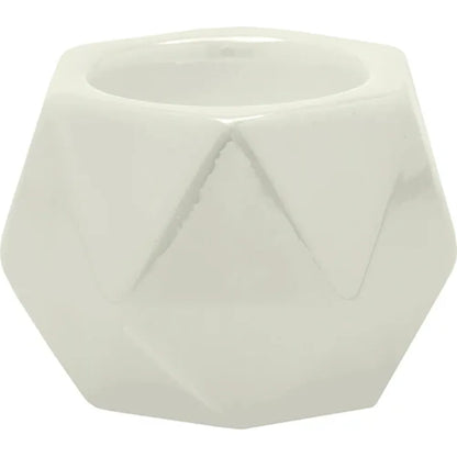 Kenro Geometric Tea Light Holder - Pearl
