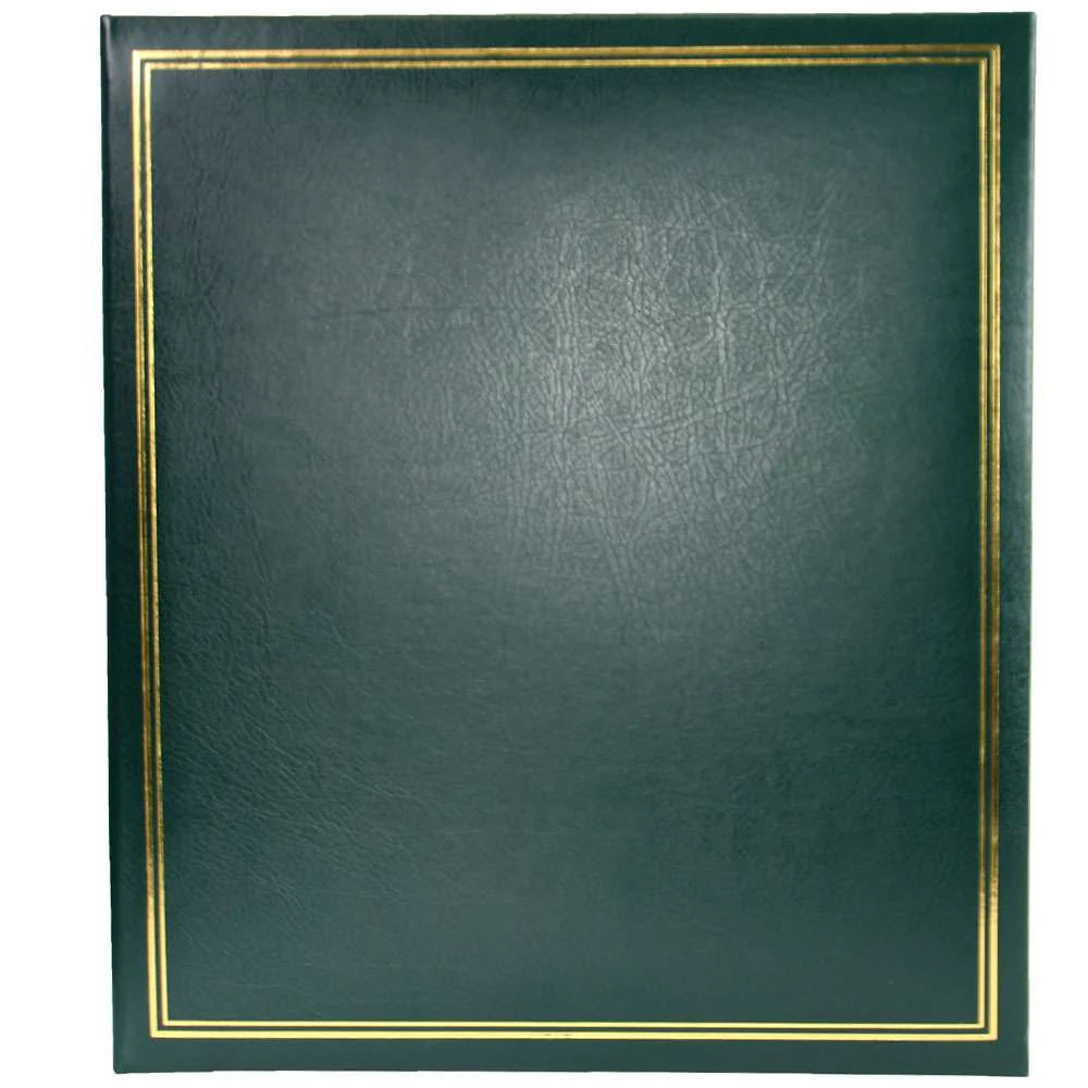 Dorr Classic A4 Slip In Photo Album, Green, Holds 100 Photos, Bookbound,