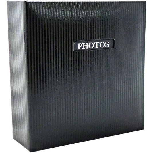 Elegance Black 6x4 Slip-In Photo Album - 200 Photos