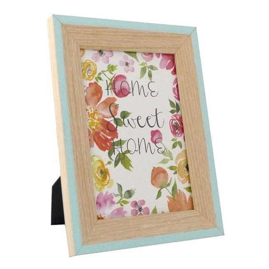 Spring Blue Wood 12x8 Photo Frame