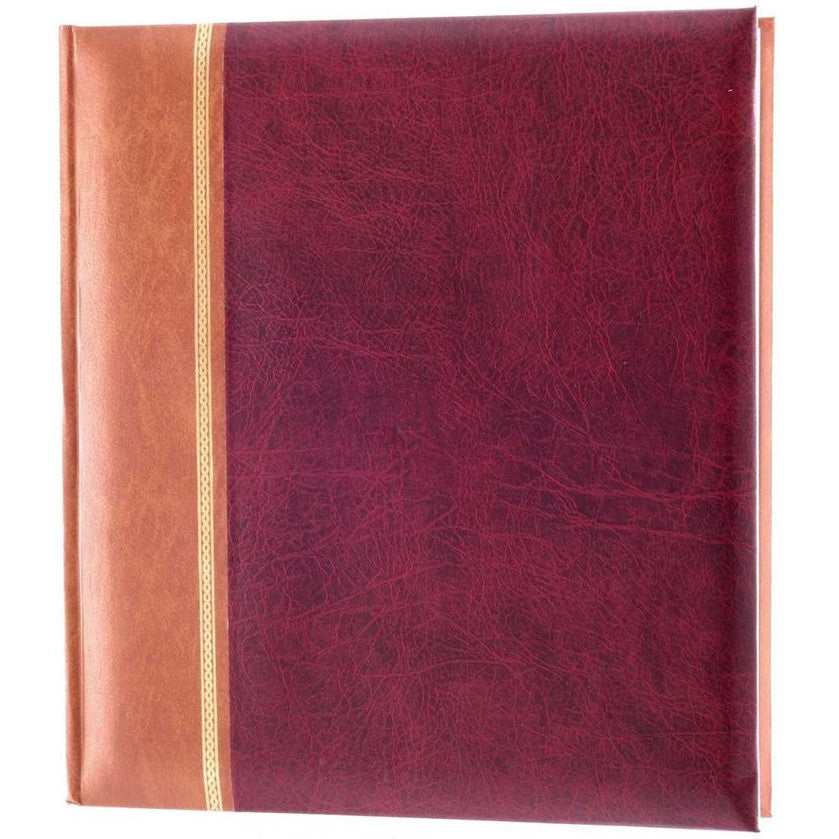 Grace Burgundy Traditional Photo Album - 100 Pages