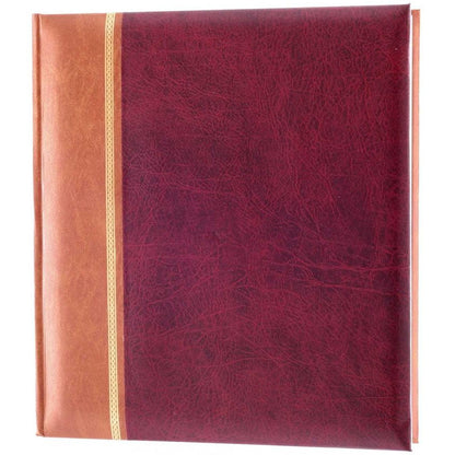 Grace Burgundy Traditional Photo Album - 100 Pages