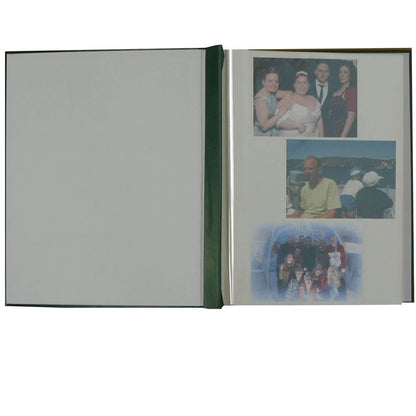 Dorr Classic Self Adhesive Refillable Green Photo Album - 40 Sides Overall Size 13.25x10.5inch