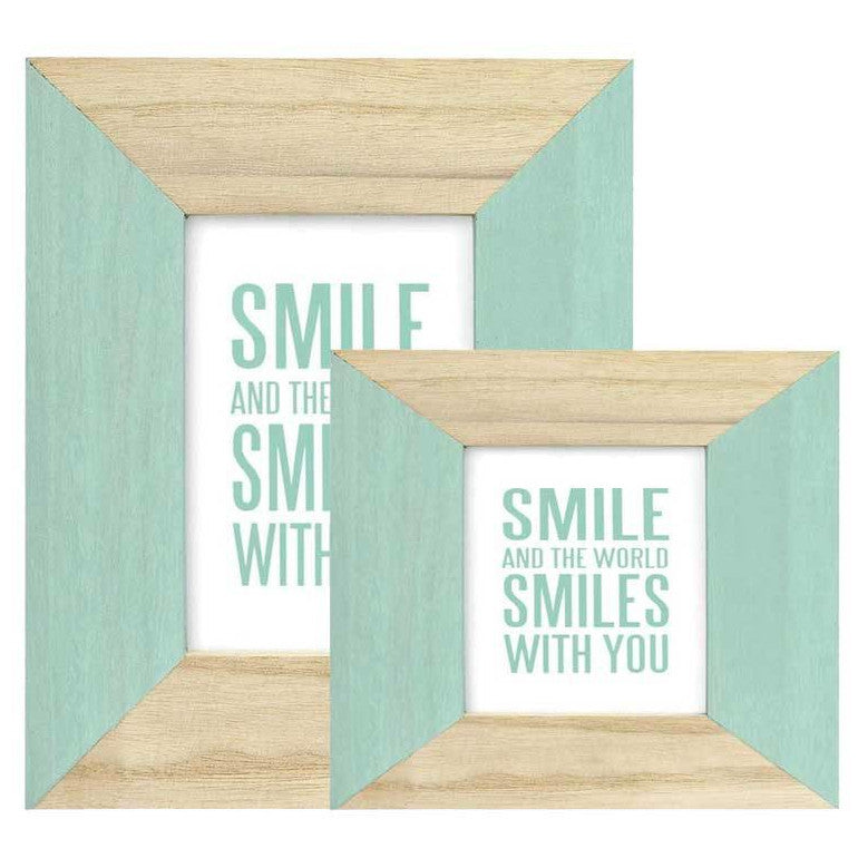 Candy Green Wooden 4x4 Photo Frame
