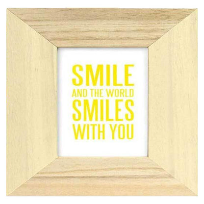 Candy Cream Wood 4x4 Photo Frame