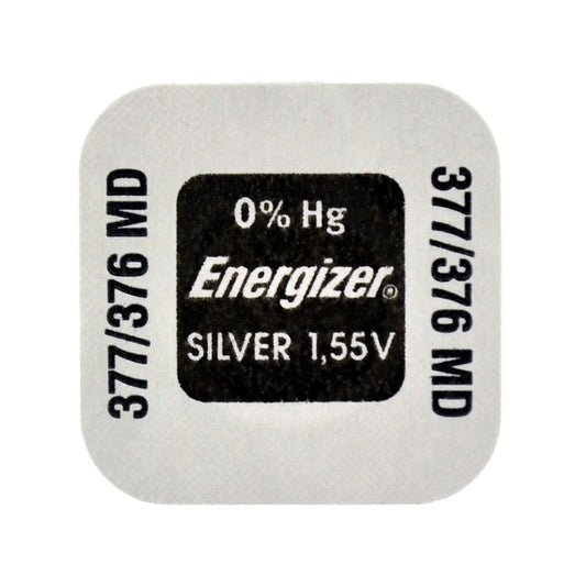 Energizer 377 Button Cell 376, SR262SW, SR 626, AG4 Watch Battery