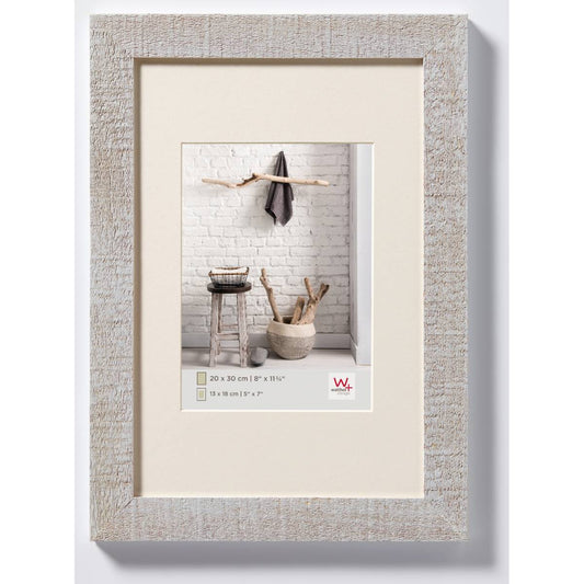 Walther Home Wooden Picture Frame - 7x5 inch - (Insert 5x3.5 inch) Light Grey