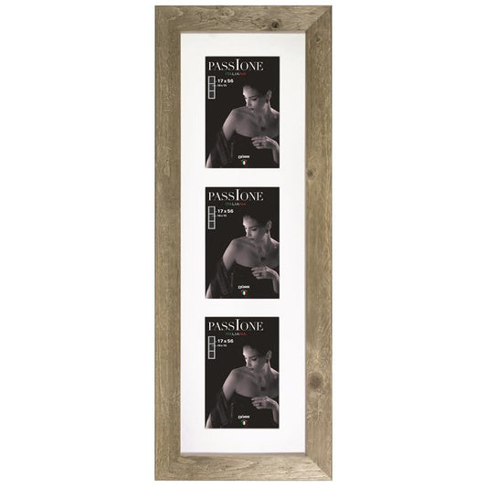 Dorr Driftwood Light Brown 6x4 Triple Photo Frame