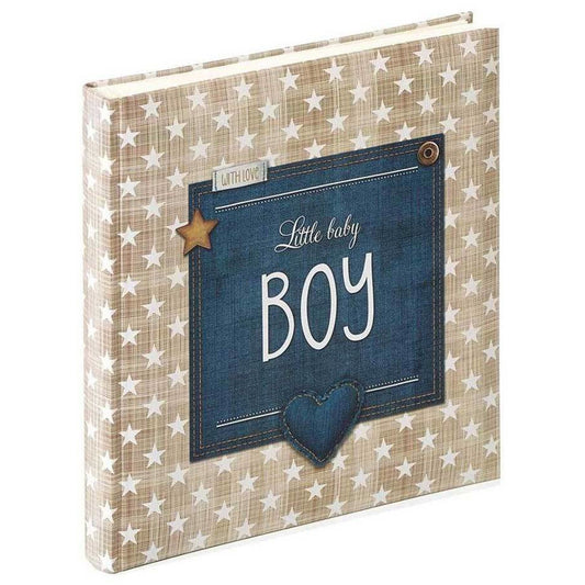 Walther Little Baby Boy Traditional Photo Album - 50 Sides