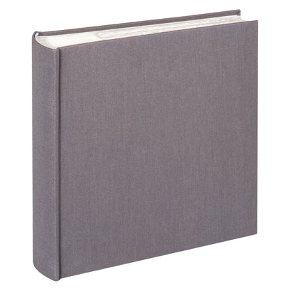 grey photo album on a white background