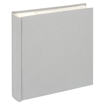 Grey photo album on a white background