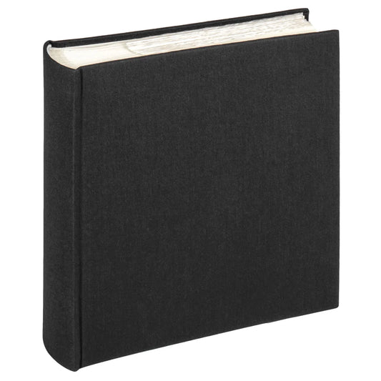Black Linen photo album on a white background