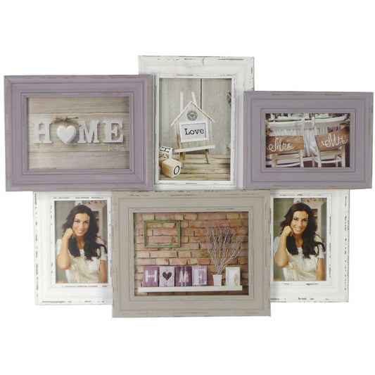 Multi Photo Frame for 6 Photographs