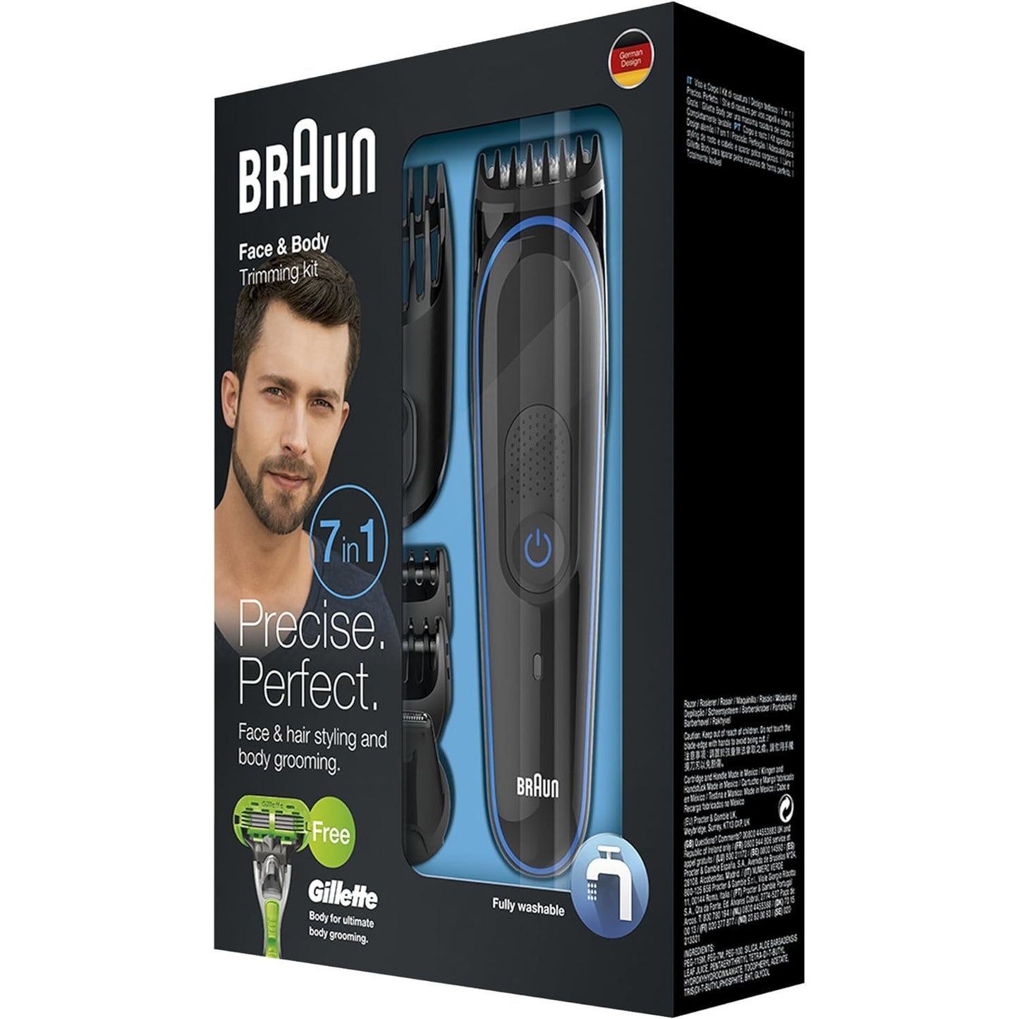 Braun 7 in 1 - Multi Grooming Kit - Hair and Beard Trimmer