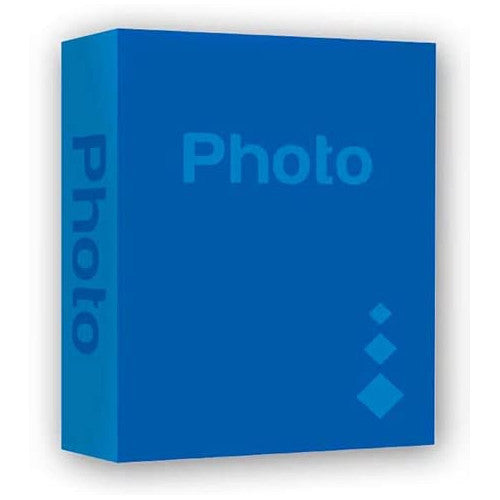 Basic Dark Blue 6.5x4.5 Slip-In Photo Album - 200 Photos