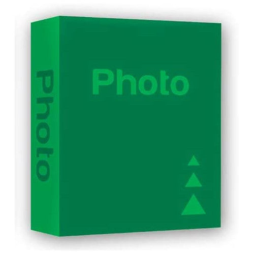 Basic Green 6.5x4.5 Slip-In Photo Album - 200 Photos