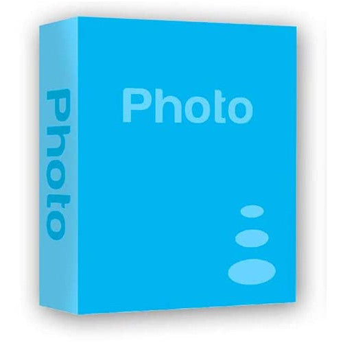 Basic Light Blue 6x4 Slip-In Photo Album - 402 Photos