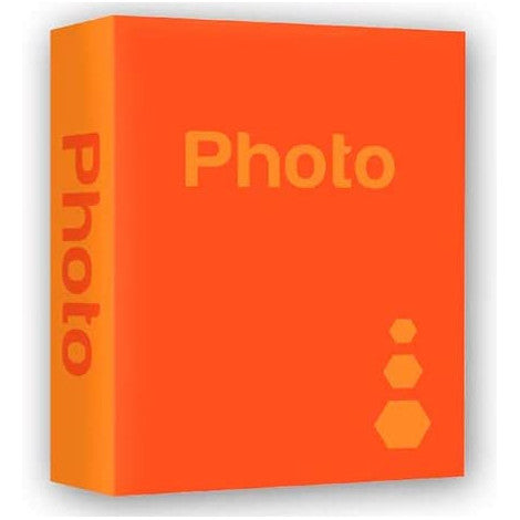 Basic Orange 6.5x4.5 Slip-In Photo Album - 200 Photos