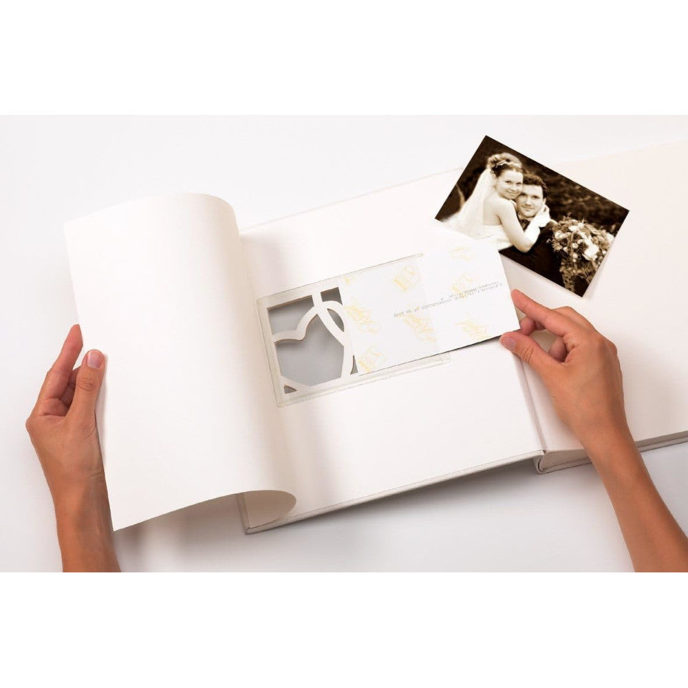 Walther Sweet Heart Traditional Wedding Photo Album - 40 Sides