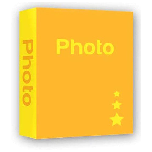 Basic Yellow 6x4 Slip-In Photo Album - 402 Photos