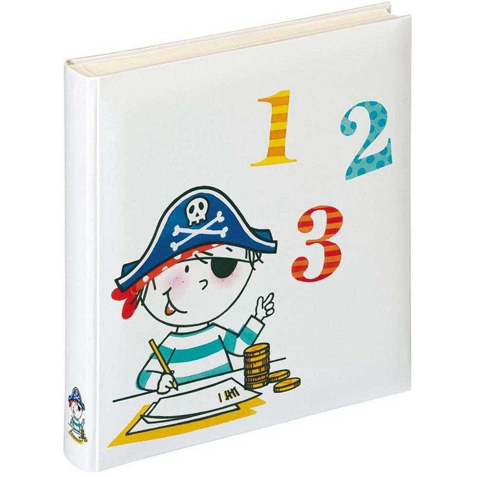 Walther Pirate Numbers Traditional Childrens Photo Album - 50 Sides