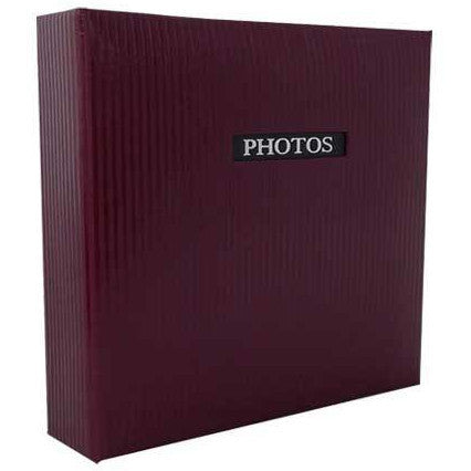 Elegance Red Traditional Photo Album - 11.5x12.5" - 50 Sides