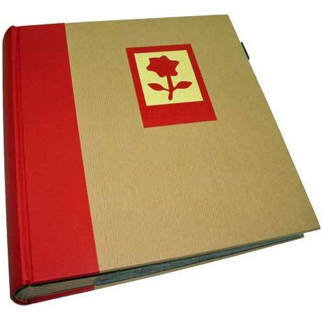 Green Earth Red Flower Mini Max 7x5 Slip-In Photo Album - 120 Photos