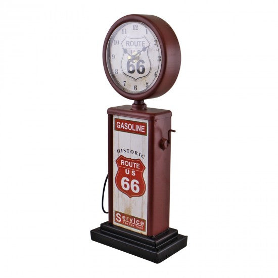 Retro Gas Pump Clock - Red