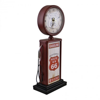 Retro Gas Pump Clock - Red