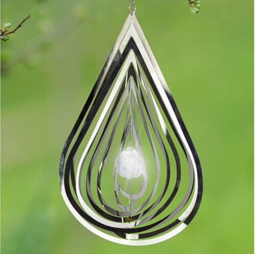 Country Living Teardrop Metal Wind Spinner