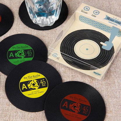 Rex London Vinyl Record Coasters - Set of 6