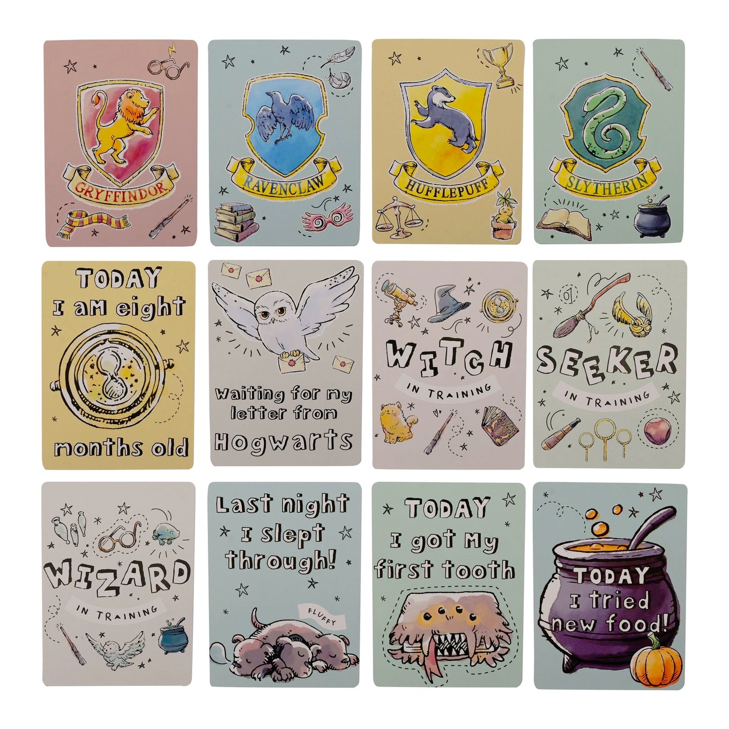 Harry Potter Milestone Cards