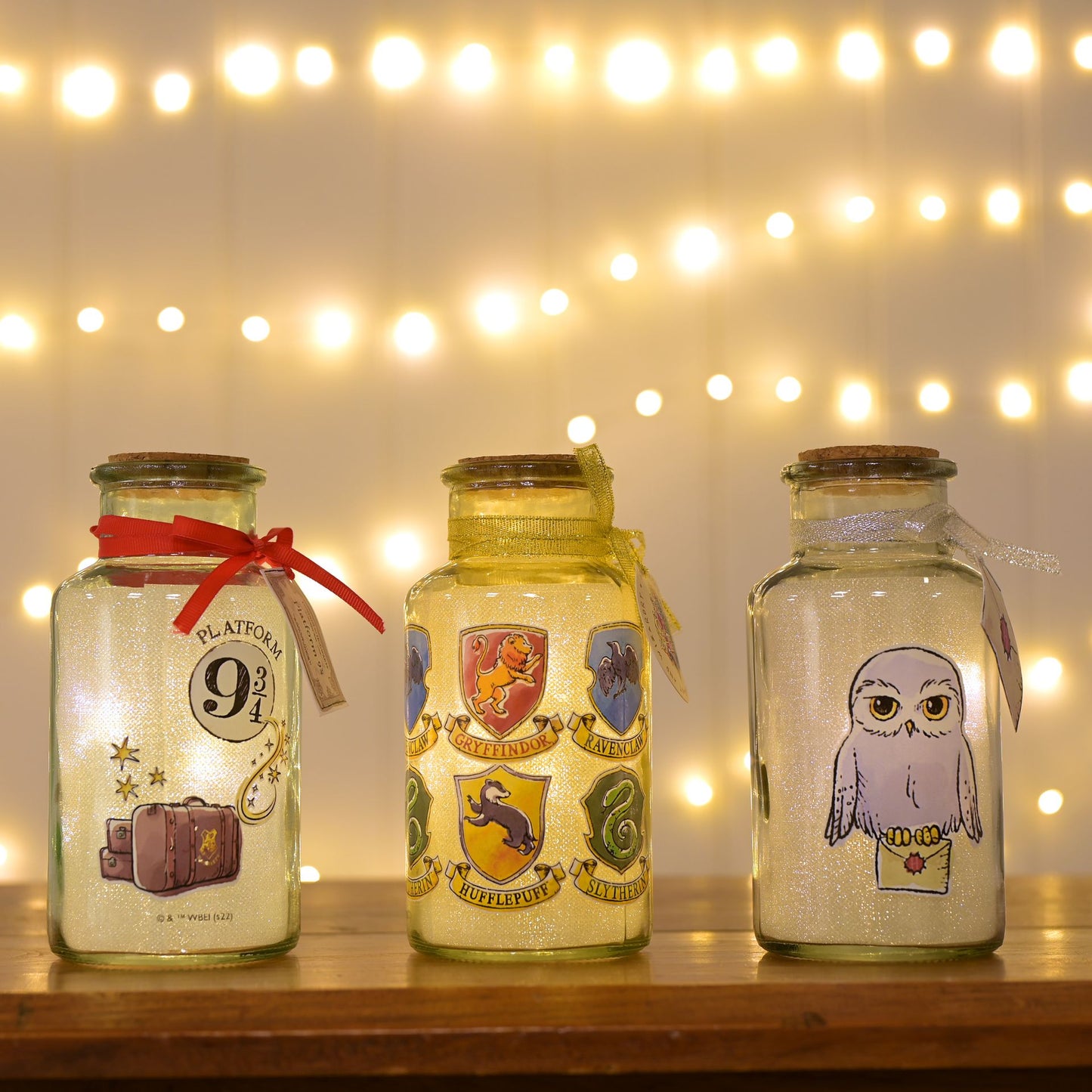 Harry Potter Charms House Crests Light-Up Jar