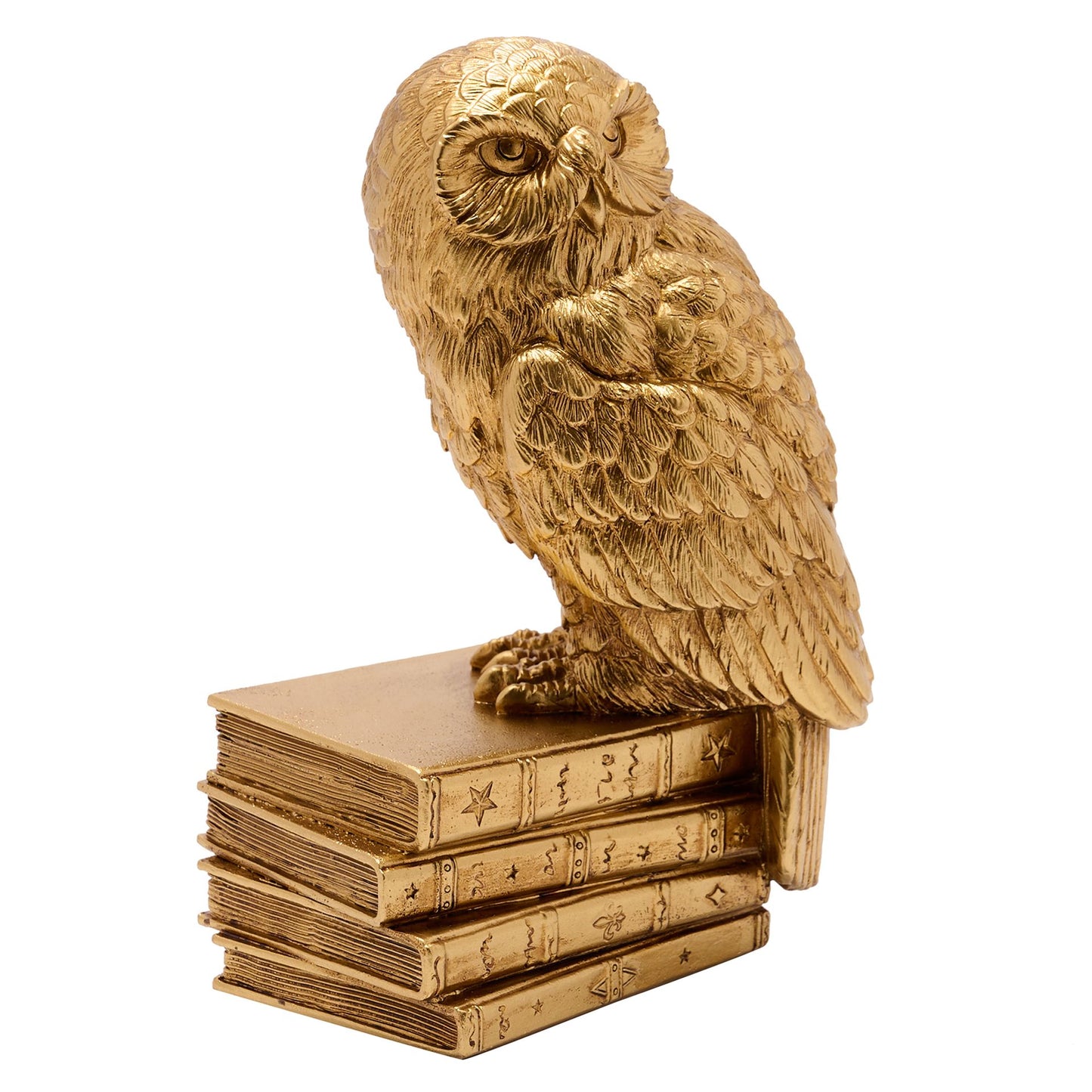 Harry Potter Hedwig Figurine Gold - 20 x 13 x 9cm