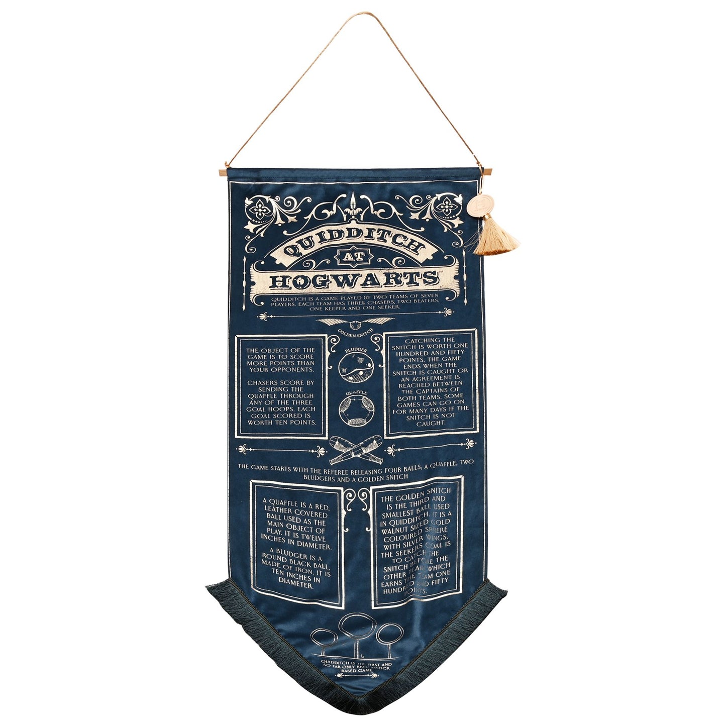 Harry Potter Alumni Hanging Quidditch Banner