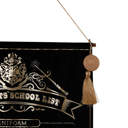 Harry Potter Alumni Hanging Hogwarts School List Banner