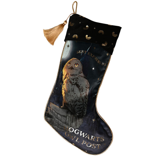 Harry Potter Hogwarts Owl Post Christmas Stocking - 64x6x35cm