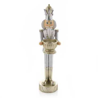 Christmas Nutcracker Candle Holder Tealight Holder 30cm Gold